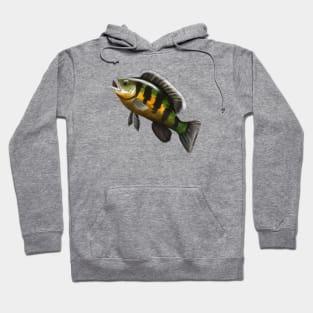 Cute Perch Drawing Hoodie